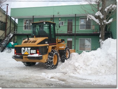 岩見沢　民間排雪作業