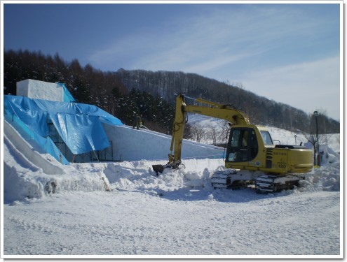 メイン雪像ステージ