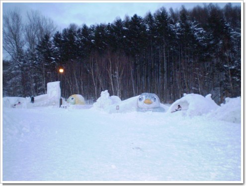 市民雪像当日