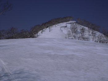 社満射岳方面