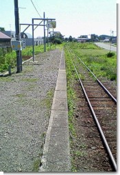 浦臼駅ホーム