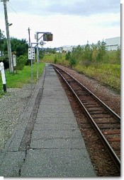 沼ノ沢駅ホーム