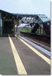 赤平駅ホーム