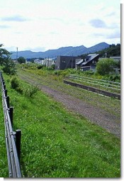 清水沢駅構内