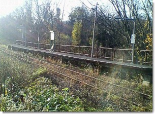 豊ヶ岡駅ホーム全景