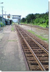 東滝川駅ホーム